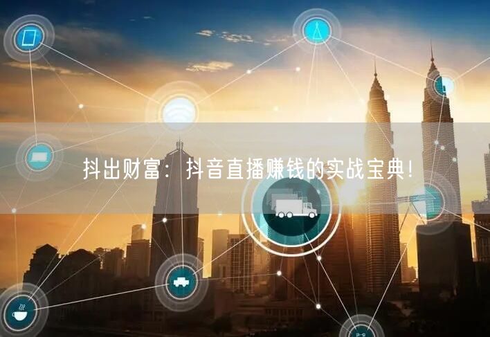 抖出财富：抖音直播赚钱的实战宝典！
